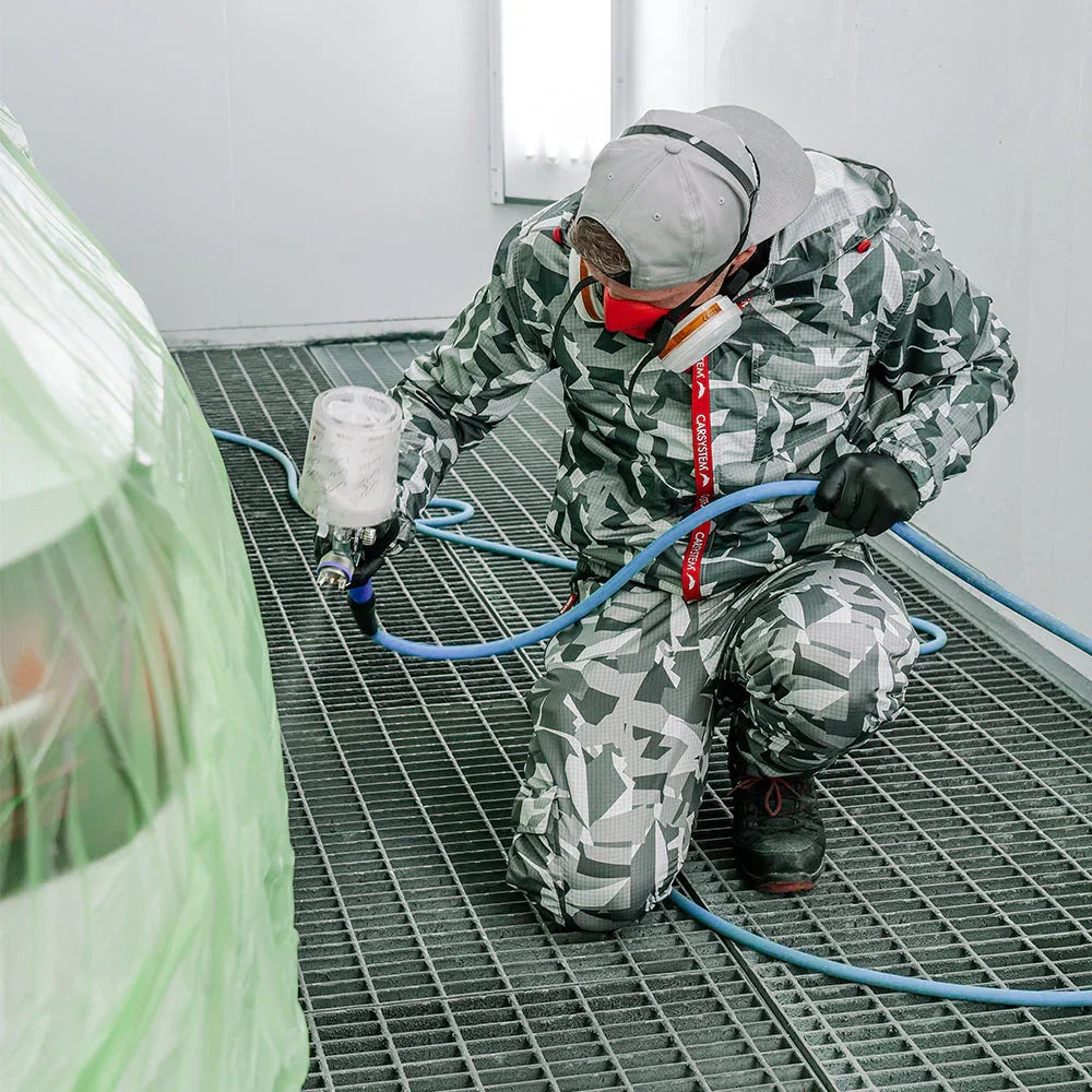 Carsystem Luftschlauch 12,5 m – Antistatischer Lacierschlauch mit Kupplung & Nippel, 9x16 mm, 12 bar