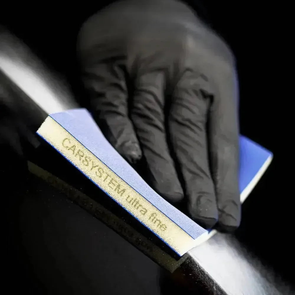 Carsystem Carsystem Schaumstoffschleifmittel DOUBLE SANDING SOFT PAD 120x98x13 mm