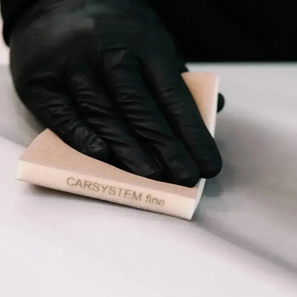 Carsystem Carsystem Schaumstoffschleifmittel DOUBLE SANDING SOFT PAD 120x98x13 mm