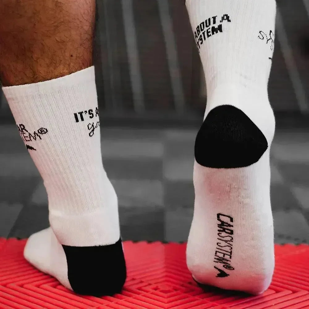 Carsystem Carsystem Tennissocken IT'S ALL ABOUT weiß / schwarz