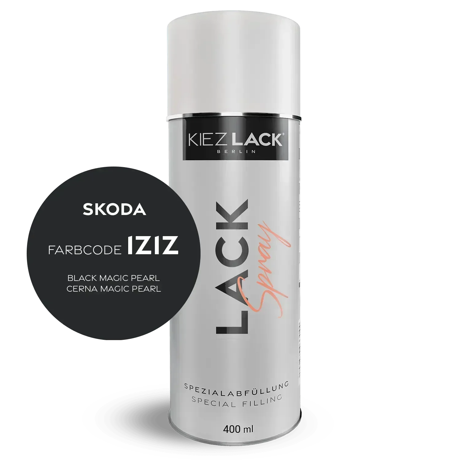 Kiezlack Autolack Spraydose Skoda 1Z1Z BLACK MAGIC PEARL