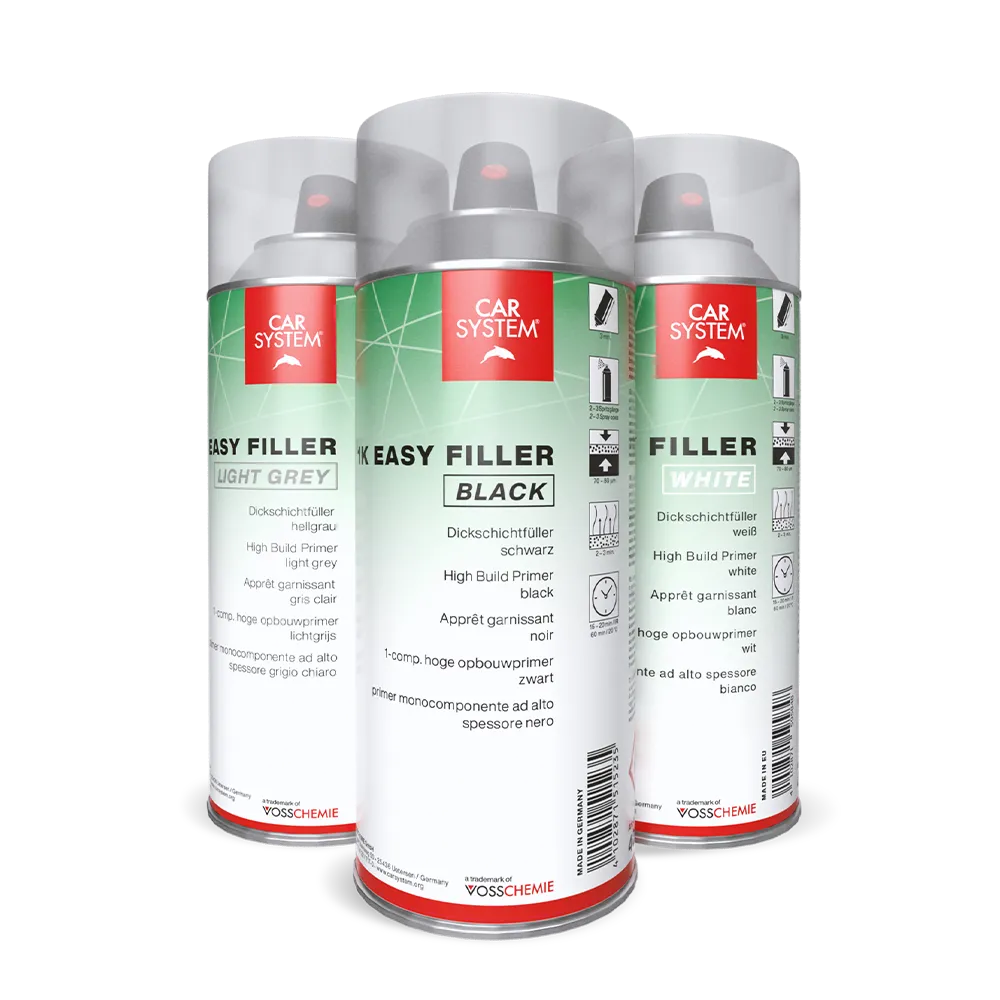 Carsystem 1K EASY FILLER Dickschichtfüller 400ml Spraydosen Grundierung