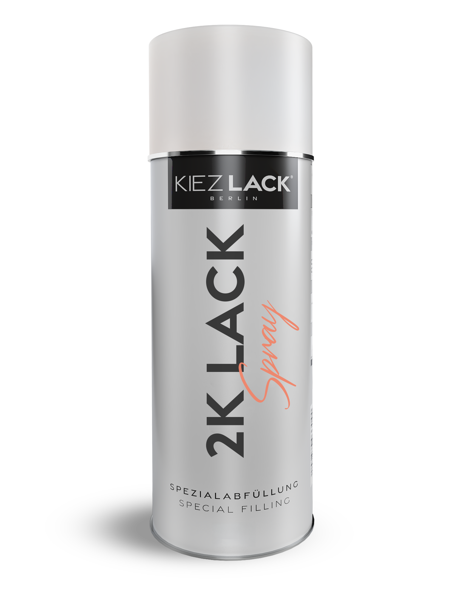 Kiezlack 2K Lackspray (mit Härter) Autolack Spraydose RAL 1014 ELFENBEIN
