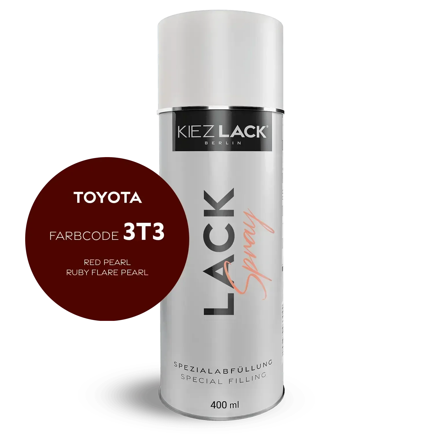 Kiezlack Autolack Spraydose Toyota 3T3 RED PEARL