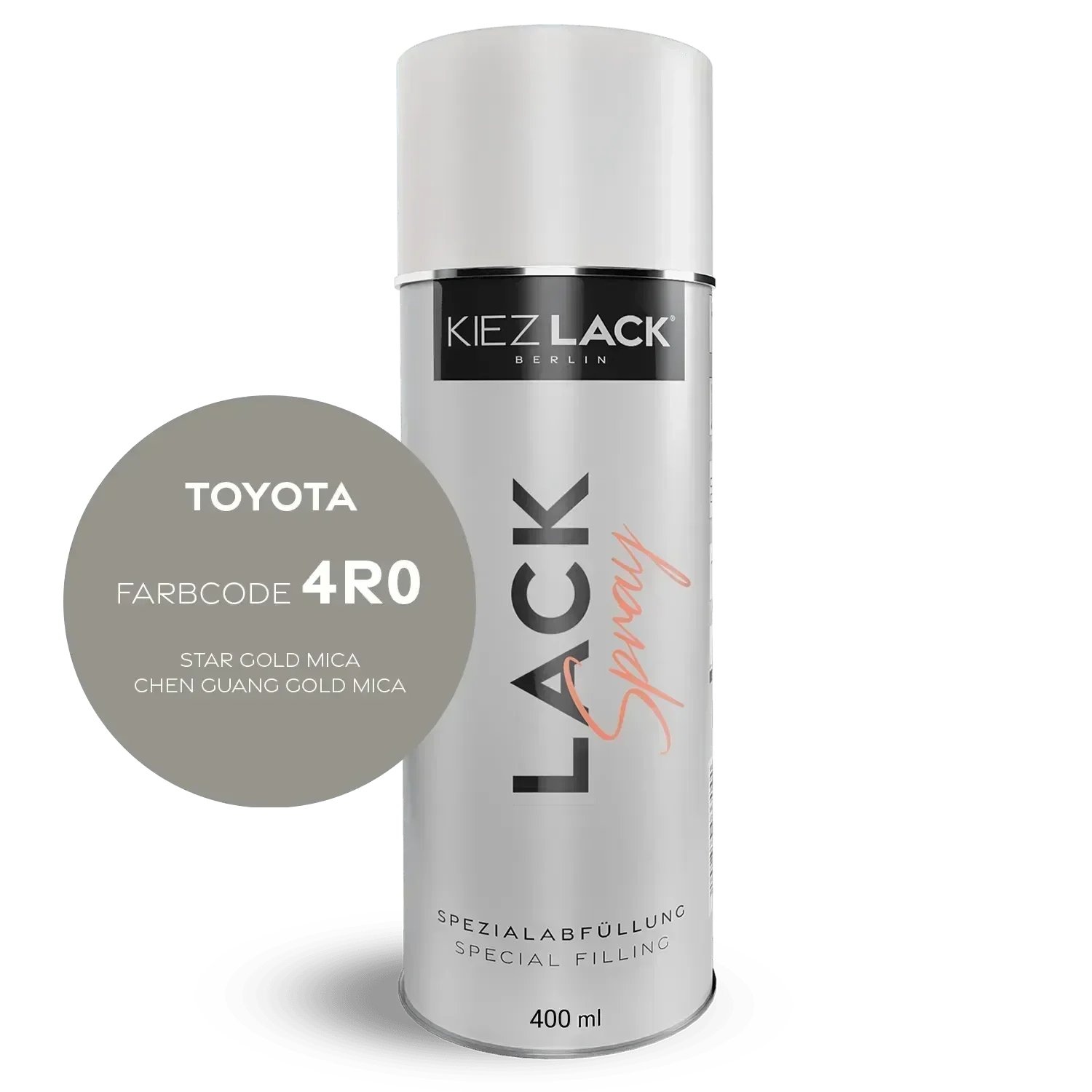 Kiezlack Autolack Spraydose Toyota 4R0 STAR GOLD MICA