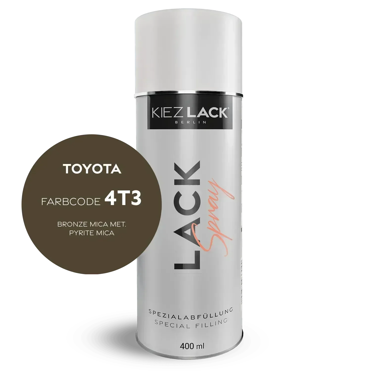 Kiezlack Autolack Spraydose Toyota 4T3 BRONZE MICA MET.