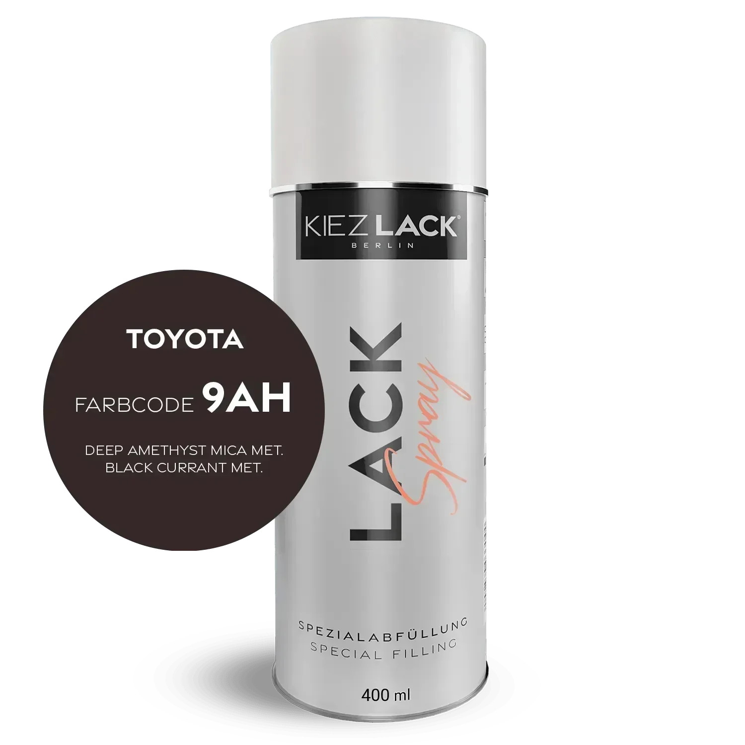 Kiezlack Autolack Spraydose Toyota 9AH DEEP AMETHYST MICA MET.
