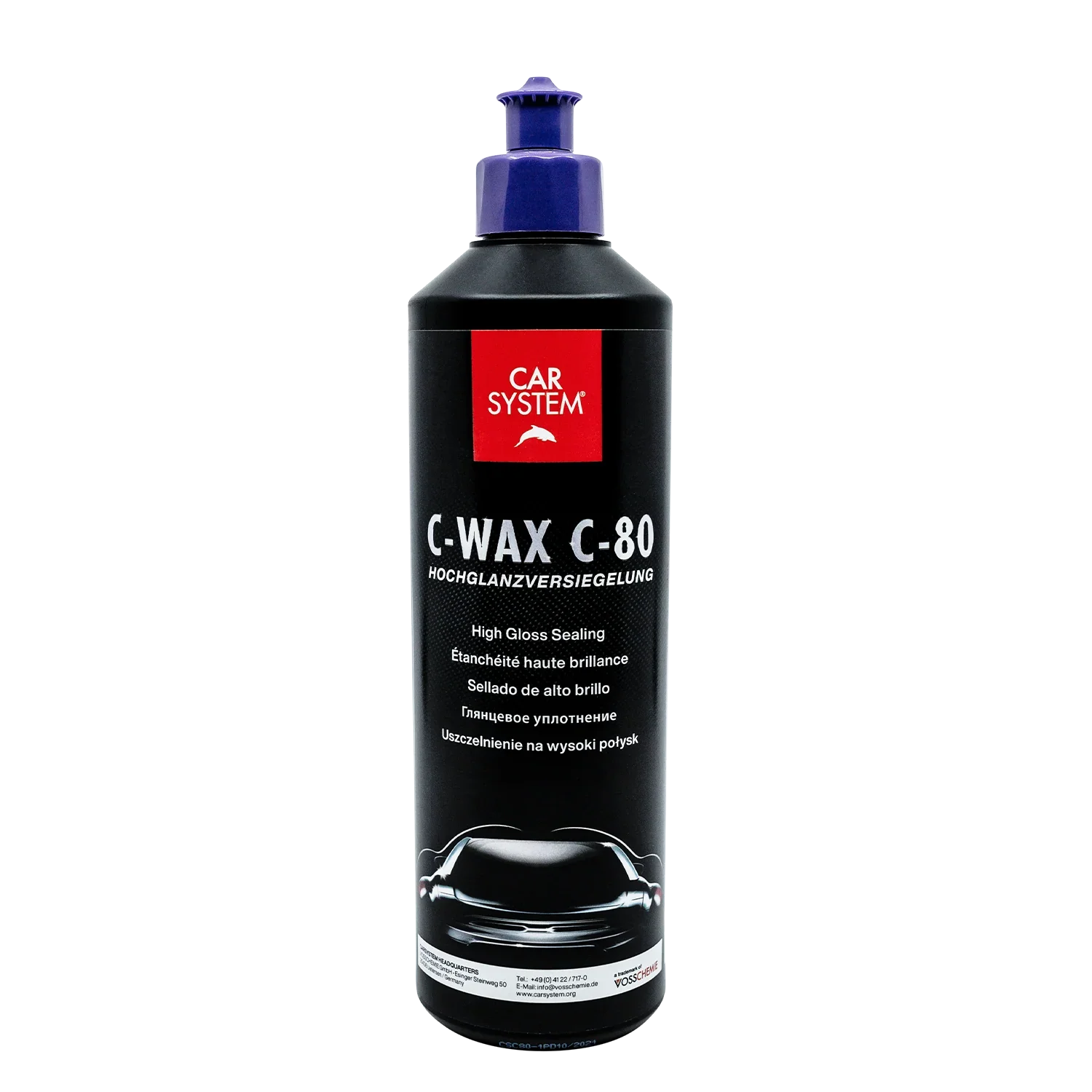Carsystem Versiegelung Carsystem Hochglanzversiegelung C-WAX C-80 Politur 500 g