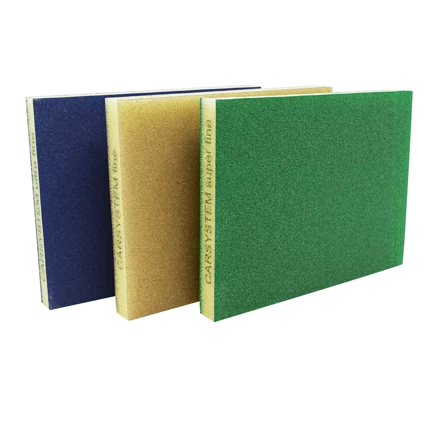 Carsystem Fine / transparent / P320 - P400 / Einzeln Carsystem Schaumstoffschleifmittel DOUBLE SANDING SOFT PAD 120x98x13 mm