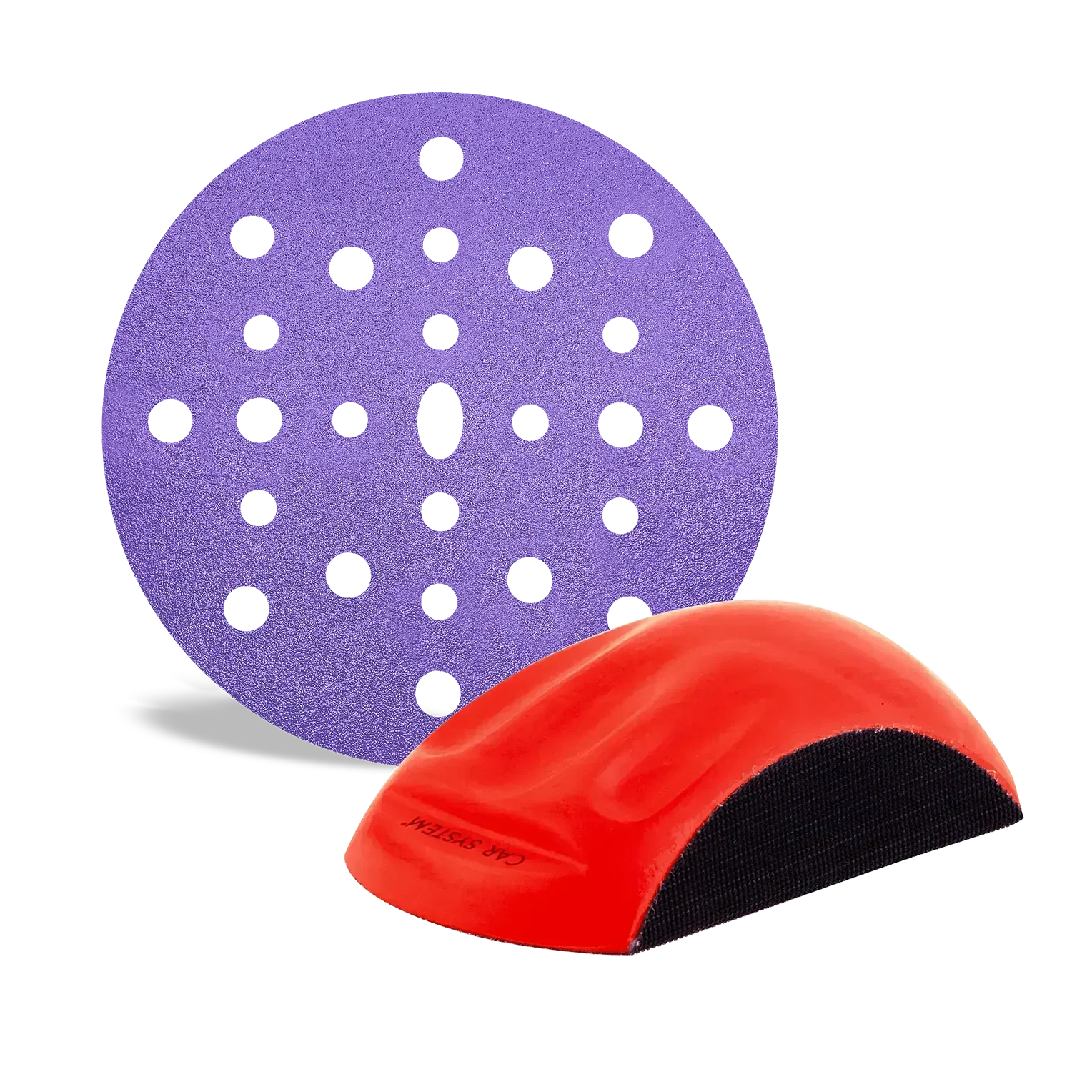 Carsystem P80 / Einzeln / Schleifmittel + Schleifklotz Carsystem Schleifscheibe F.23 CERAMIC 150 mm Folienschleifmittel