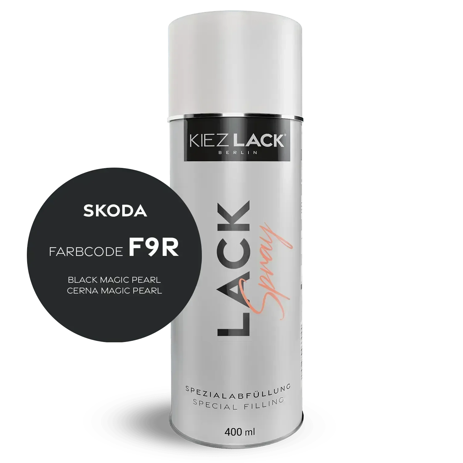 Kiezlack Autolack Spraydose Skoda F9R BLACK MAGIC PEARL