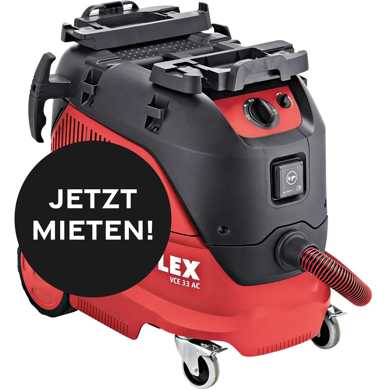 Kiezlack MIETGERÄT Sicherheitsstaubsauger FLEX mit automatischer Filterabreinigung