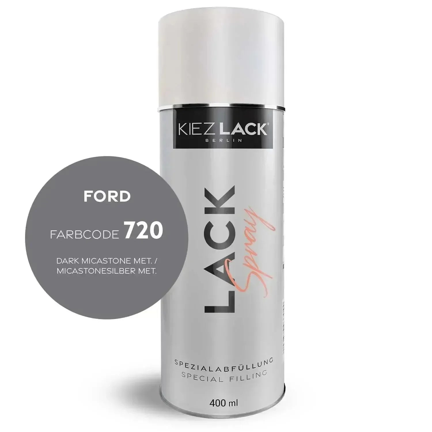 Kiezlack Lackspray Autolack Spraydose FORD 720 DARK MICASTONE MET.