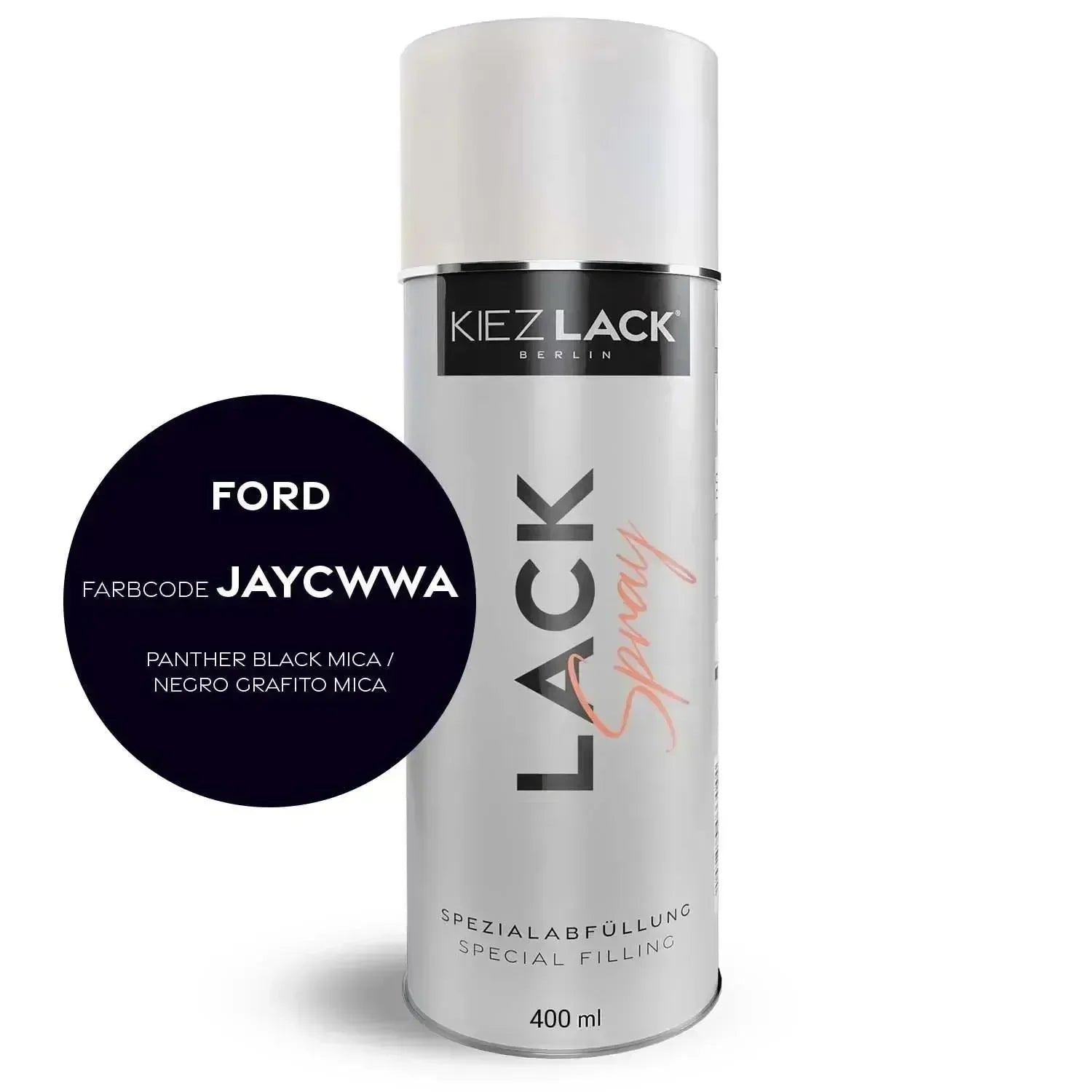 Kiezlack Lackspray Autolack Spraydose FORD JAYCWWA PANTHER BLACK MICA