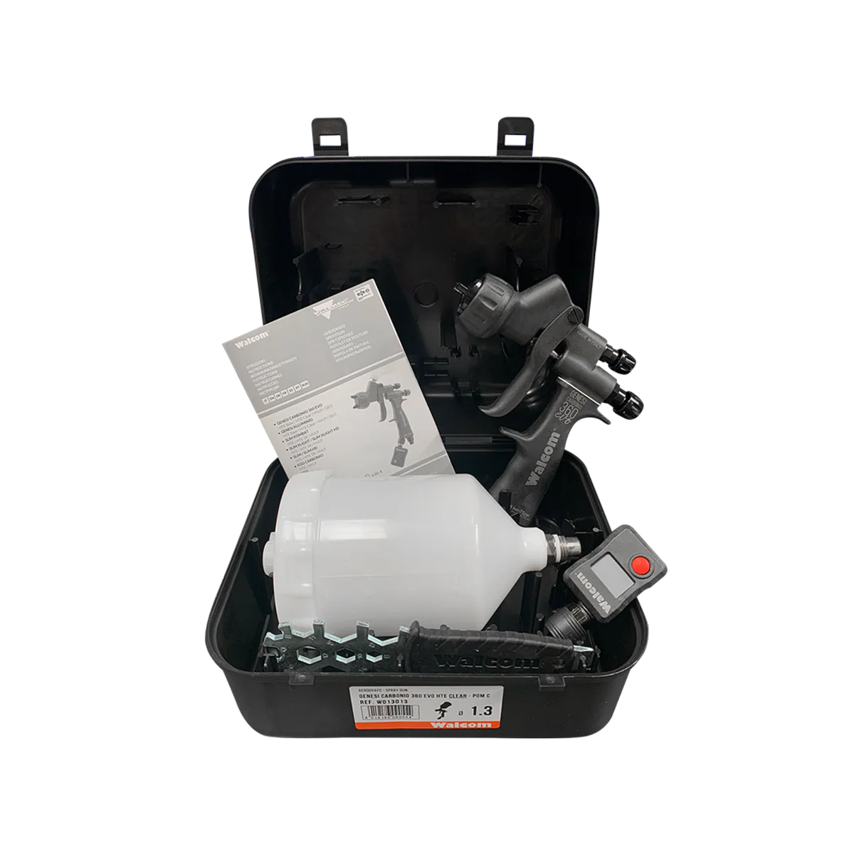 Walcom Walcom Genesi Carbonio 360 Evo – Lackierpistole Base & Clear