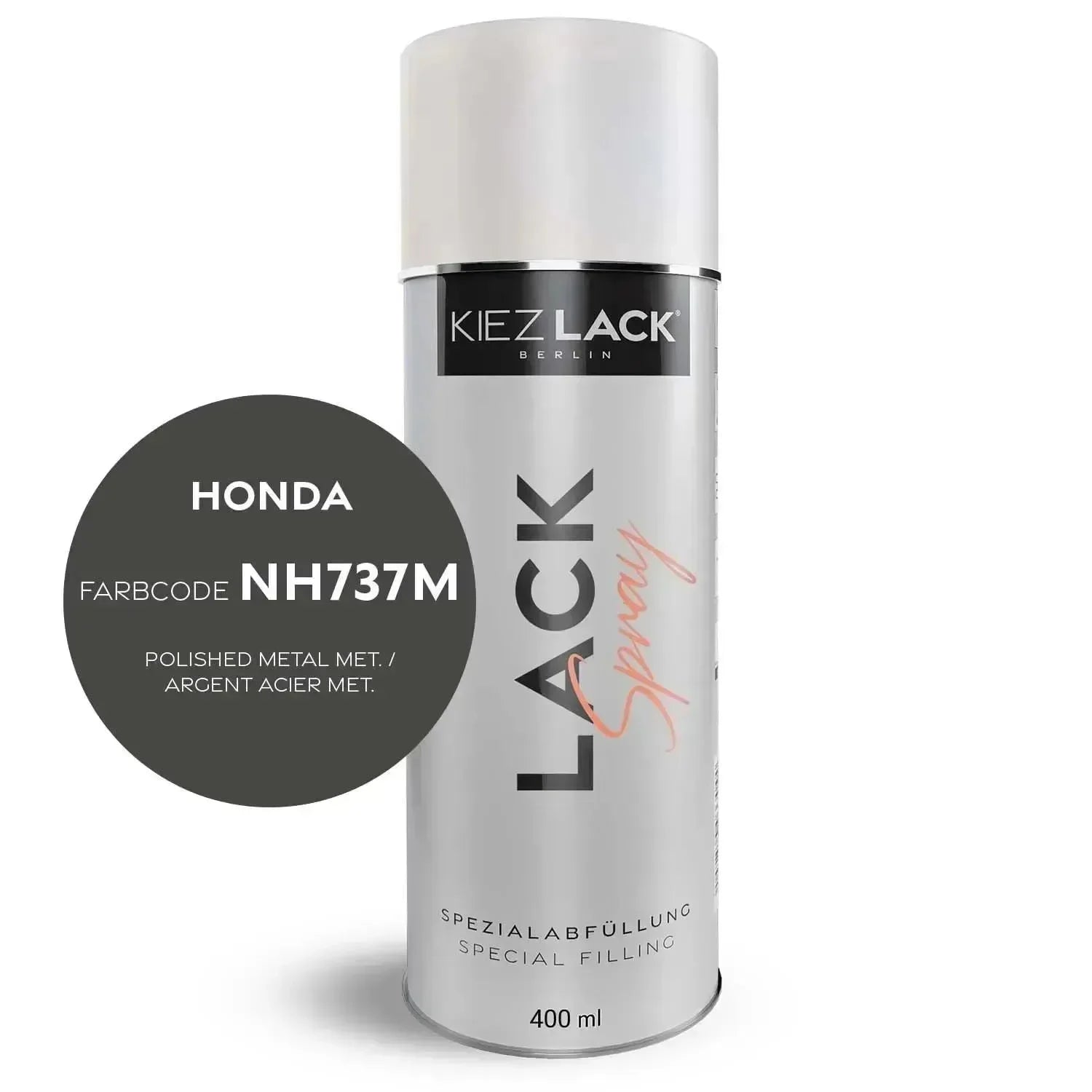 Kiezlack Lackspray Autolack Spraydose HONDA NH737M POLISHED METAL MET.