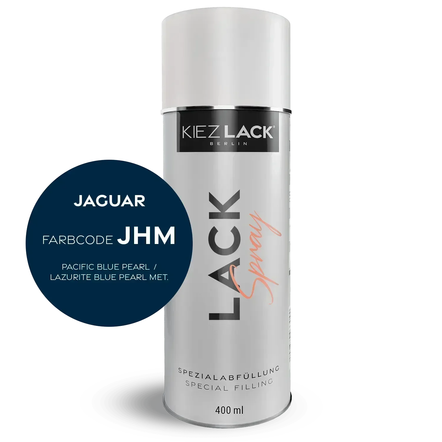 Kiezlack Lackspray Autolack Spraydose JAGUAR JHM PACIFIC BLUE PEARL Lackspray