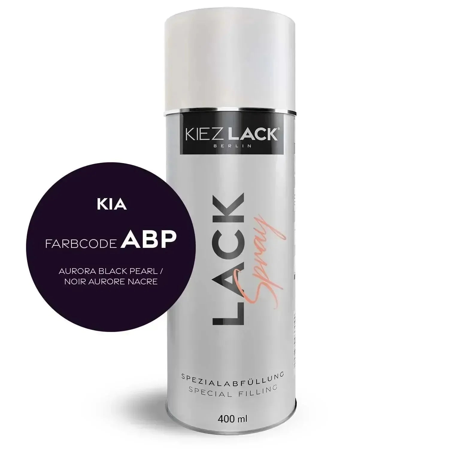 Kiezlack Lackspray Autolack Spraydose KIA ABP AURORA BLACK PEARL
