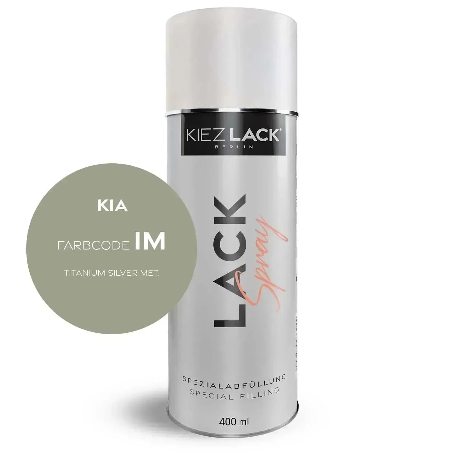 Kiezlack Lackspray Autolack Spraydose KIA IM TITANIUM SILVER MET.