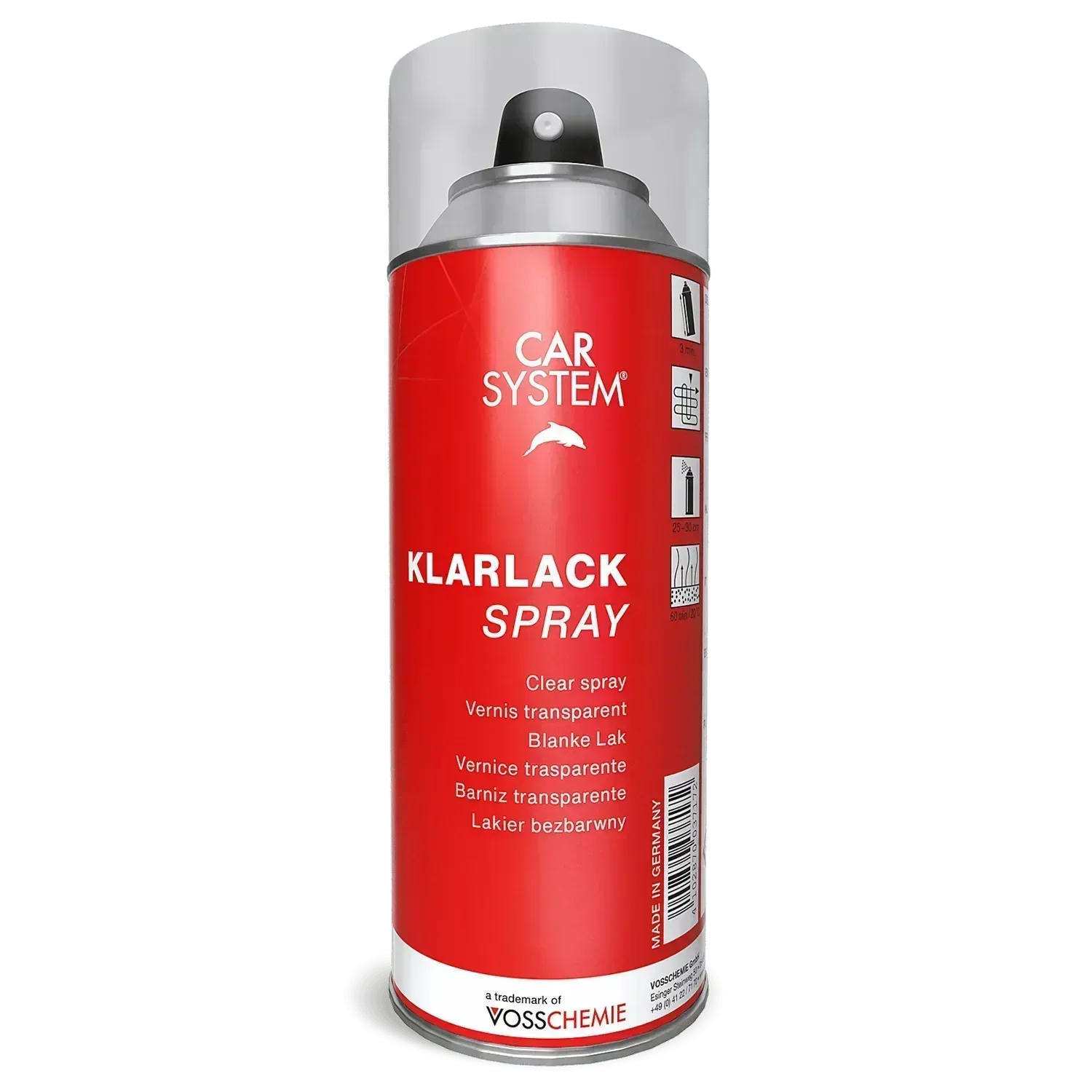 Carsystem Carsystem 1K KLARLACK Spray 400 ml