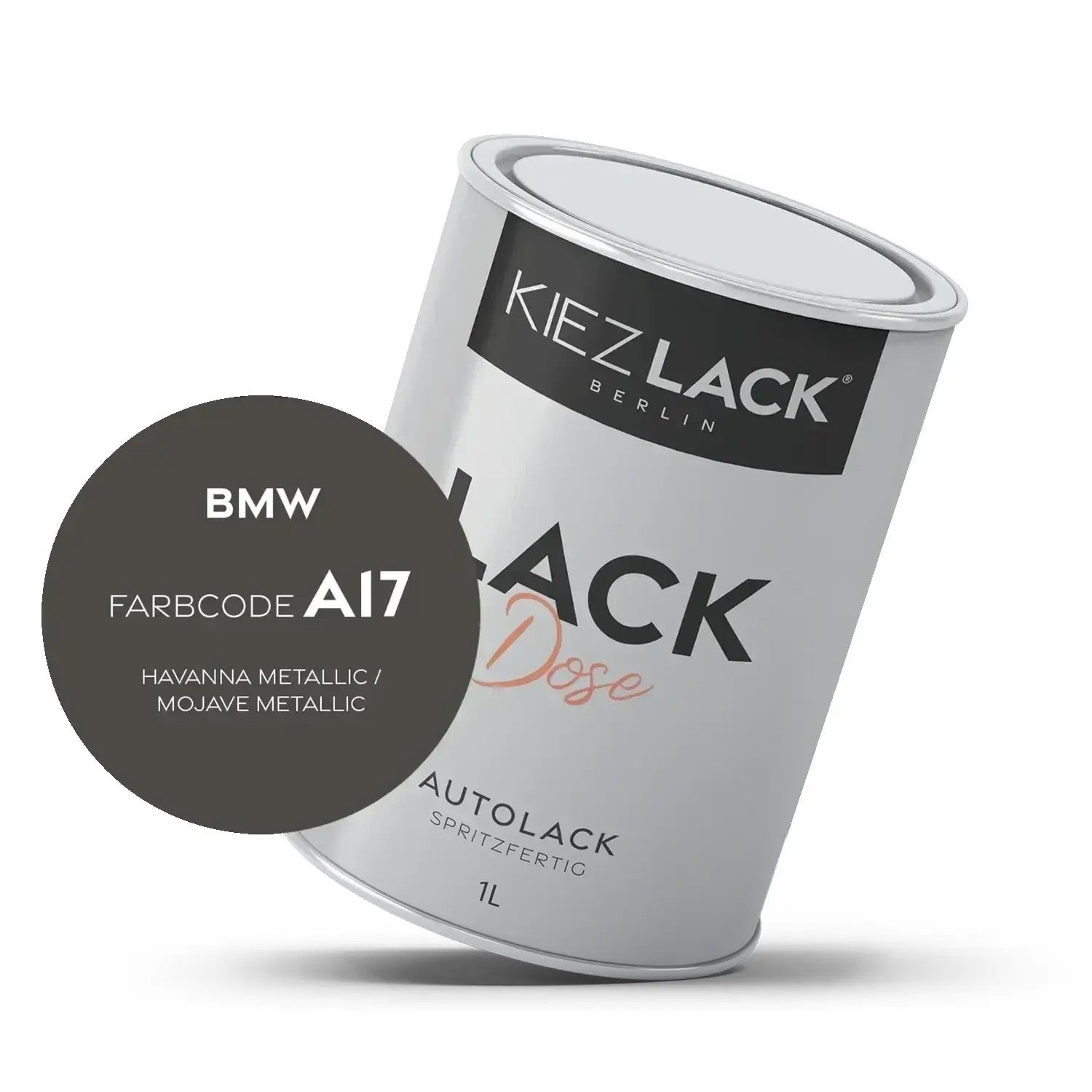1K Autolack Lackdose Basislack spritzfertig BMW A17 HAVANNA Metallic