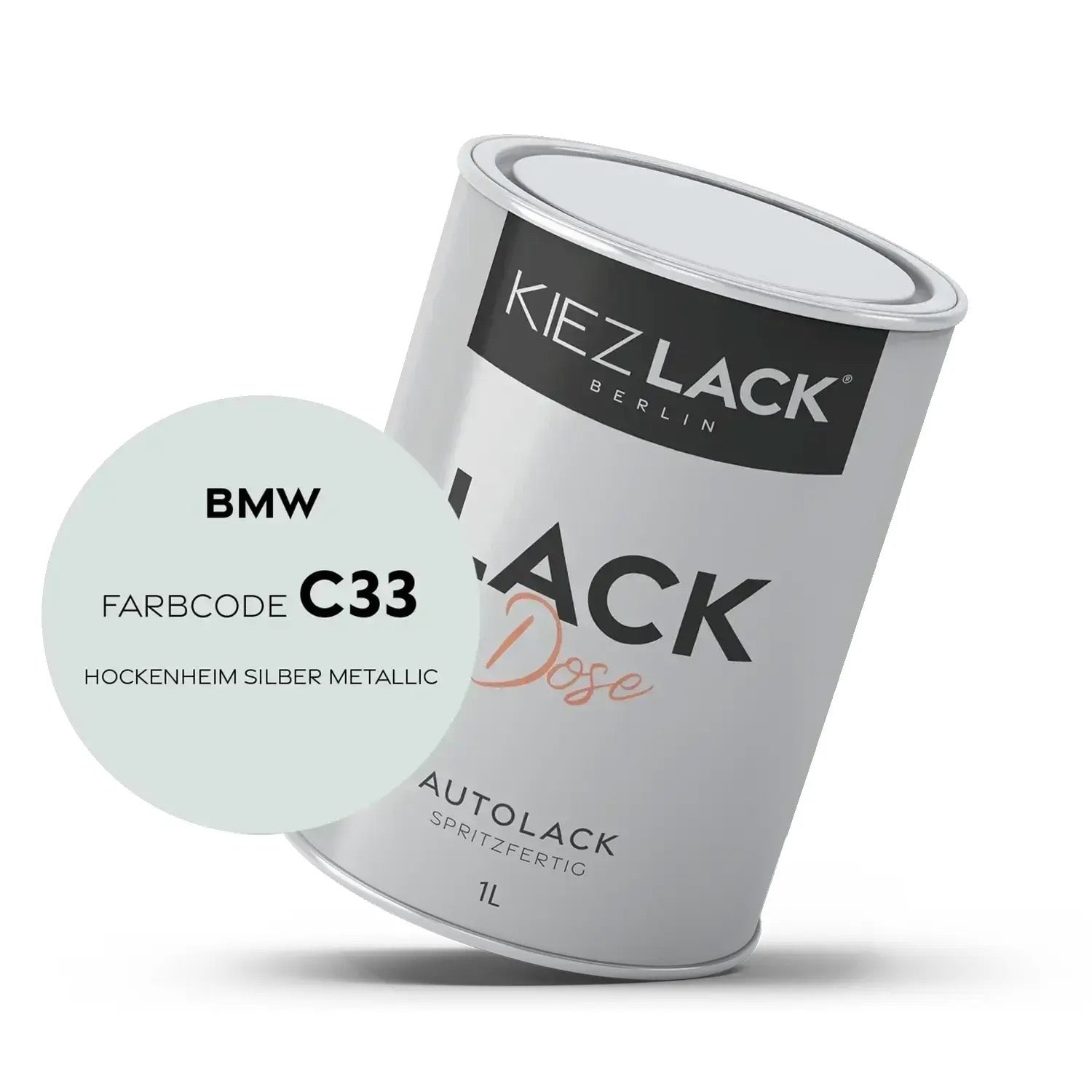 Kiezlack 1K Autolack Lackdose Basislack spritzfertig KIA C3 WHEAT SILVER MET.