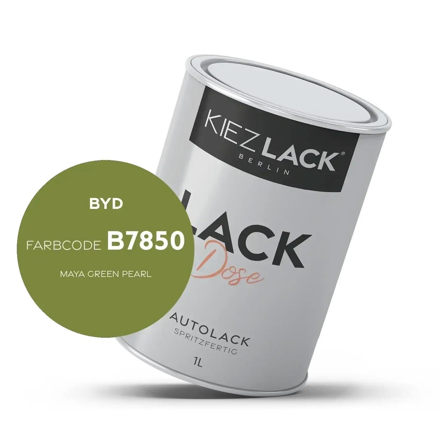 Kiezlack 1K Autolack Lackdose Basislack spritzfertig MINI 850 PEPPER WHITE