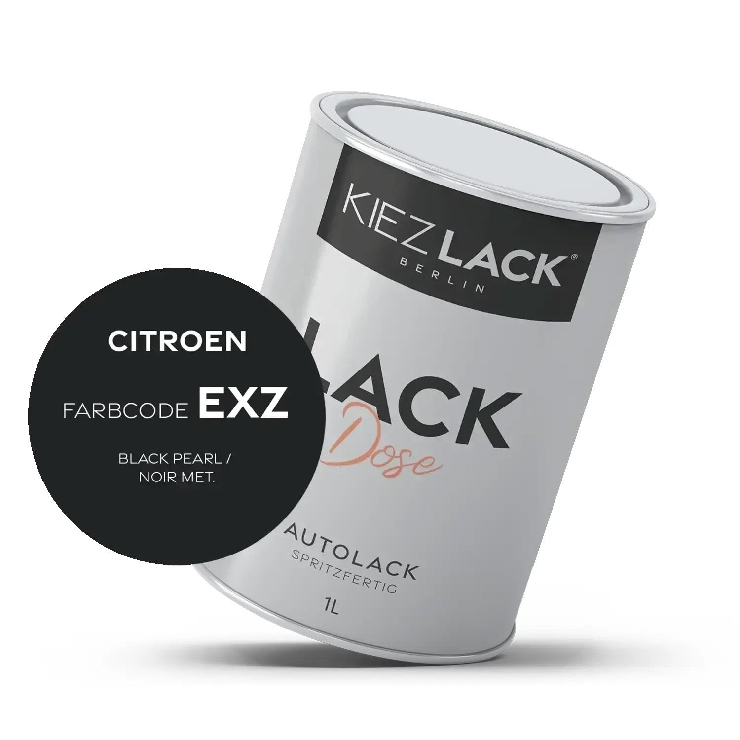 Kiezlack 1K Autolack Lackdose Basislack spritzfertig CITROEN EXZ BLACK PEARL