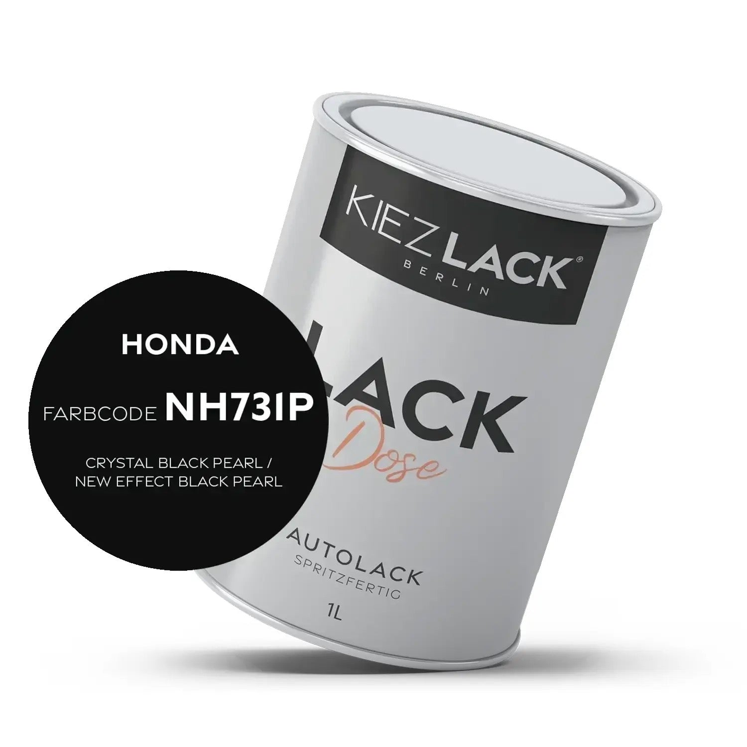 1K Autolack Lackdose Basislack spritzfertig HONDA NH731P CRYSTAL BLACK PEARL