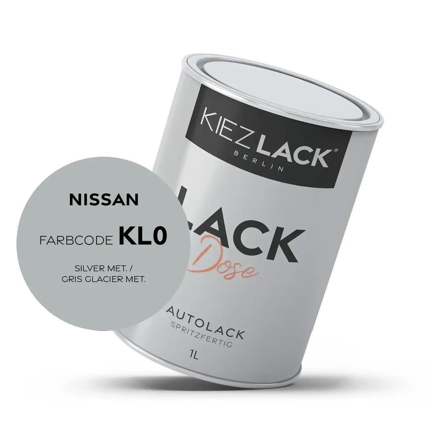 Kiezlack 1K Autolack Lackdose Basislack spritzfertig NISSAN KH3 BLACK