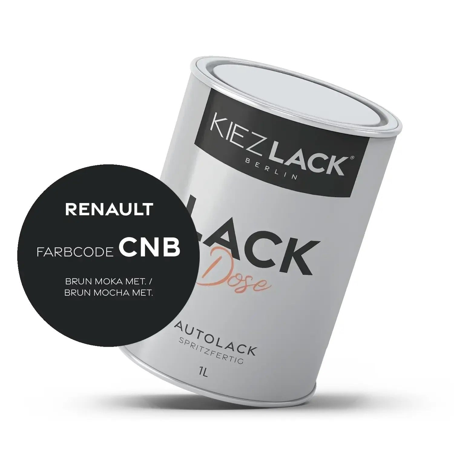 Kiezlack 1K Autolack Lackdose Basislack spritzfertig Renault CNB BRUN MOKA MET.
