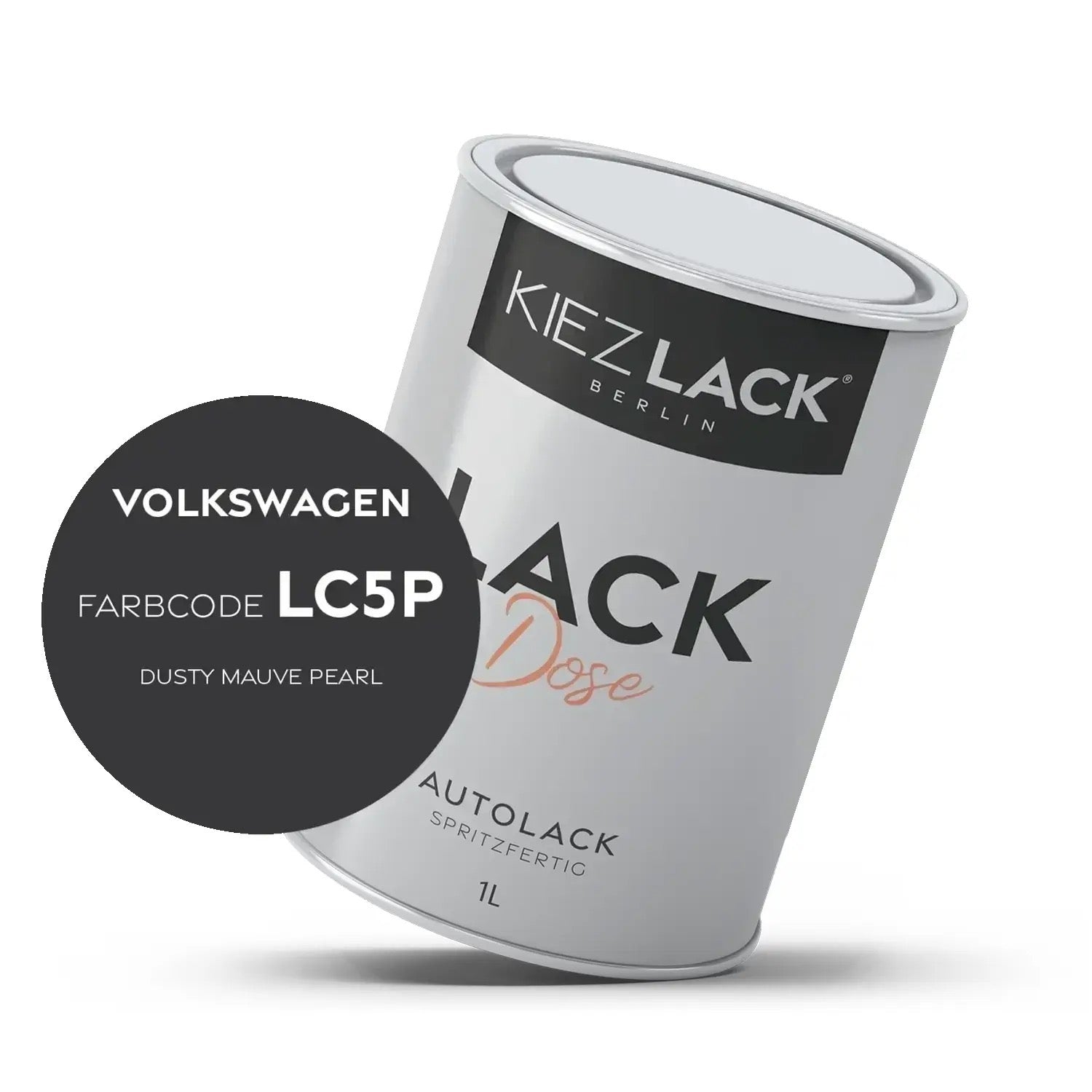 Kiezlack 1K Autolack Lackdose Basislack spritzfertig Volkswagen LC5M MOONLIGHT BLUE PEARL
