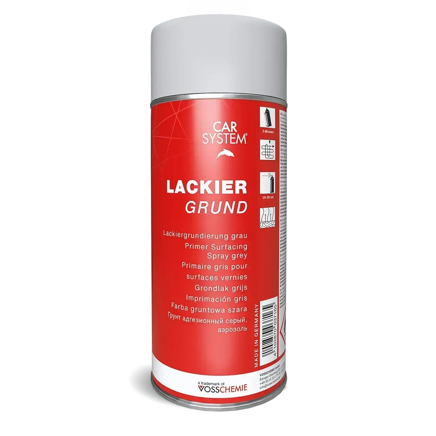Carsystem Lackspray Carsystem Lackiergrundierung 1K LACKIER GRUND 400 ml