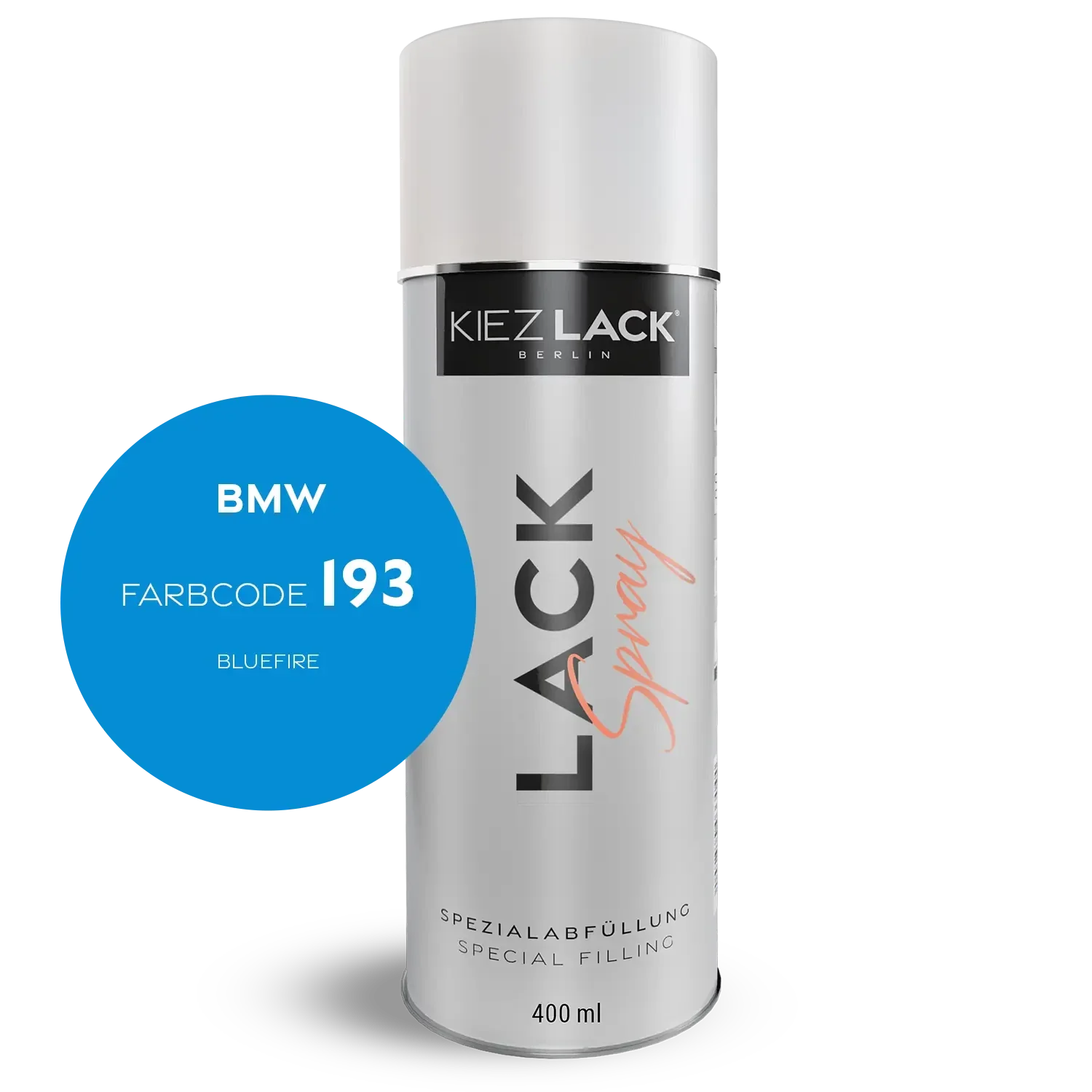 Kiezlack 1K Motorradlack Spraydose BMW 193 BLUEFIRE