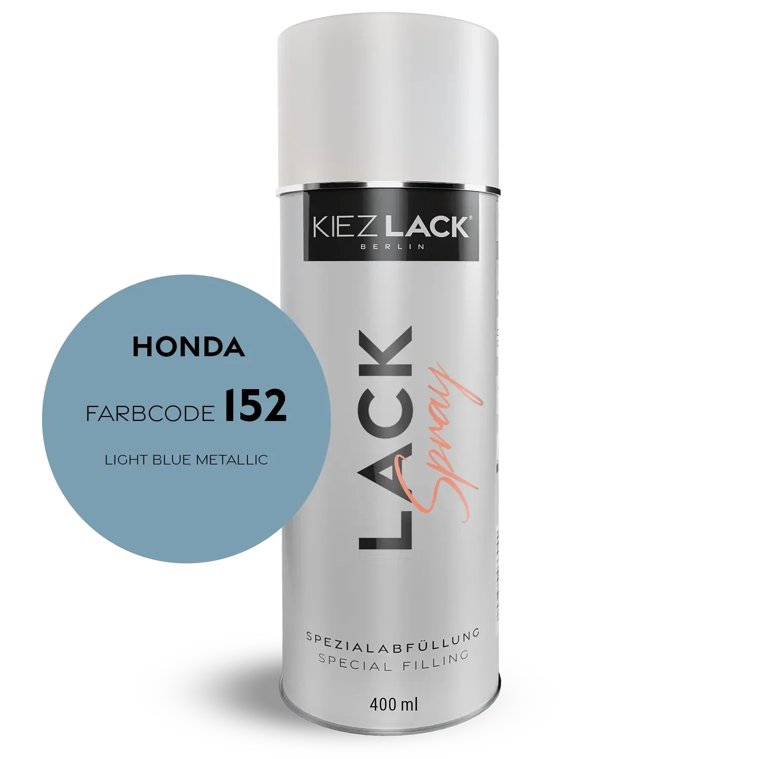 Kiezlack 1K Motorradlack Spraydose Honda 152 LIGHT BLUE METALLIC