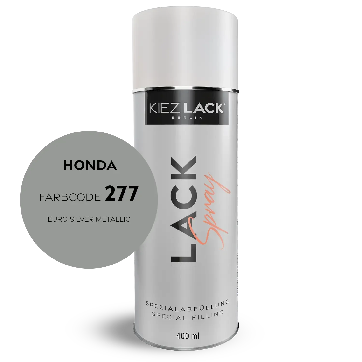 Kiezlack 1K Motorradlack Spraydose Honda 277 EURO SILVER METALLIC