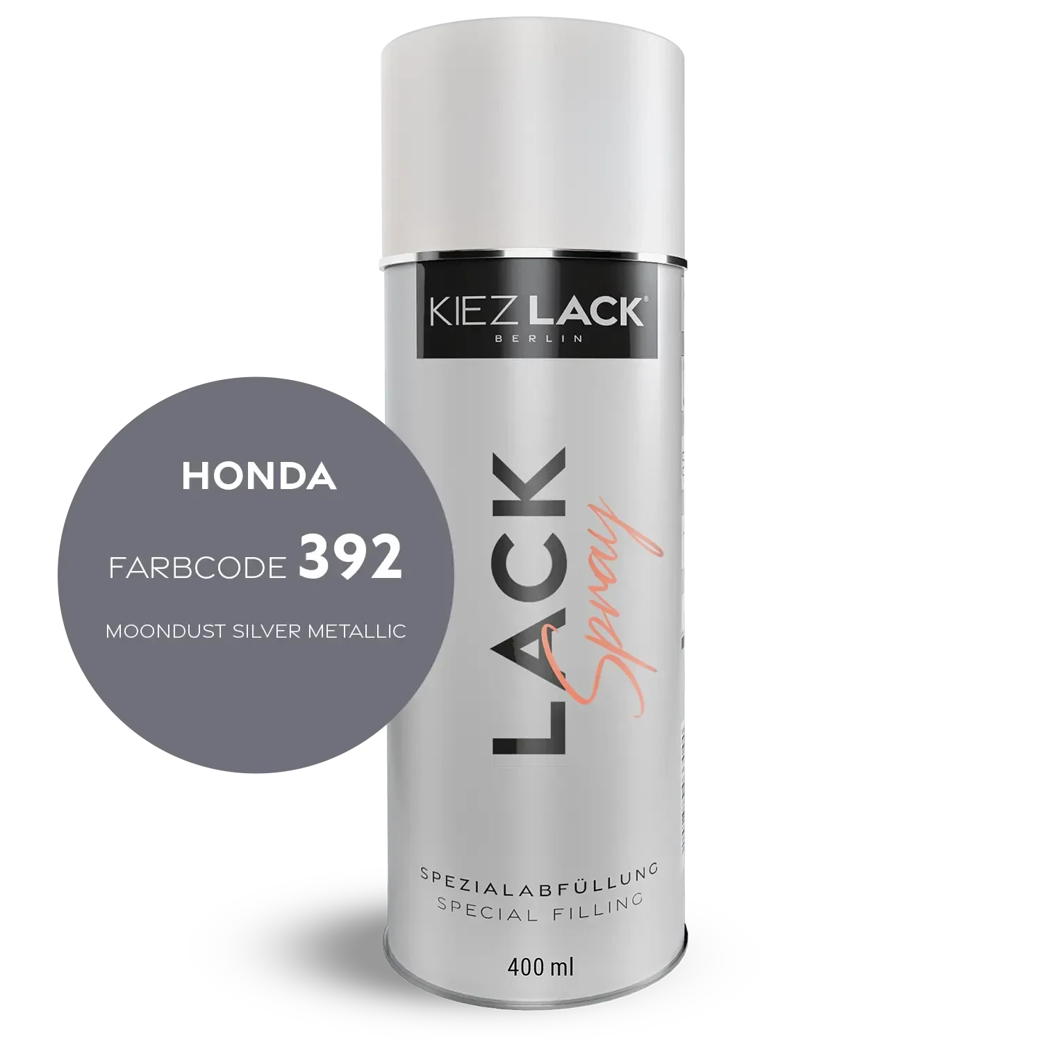 Kiezlack 1K Motorradlack Spraydose Honda 392 MOONDUST SILVER METALLIC
