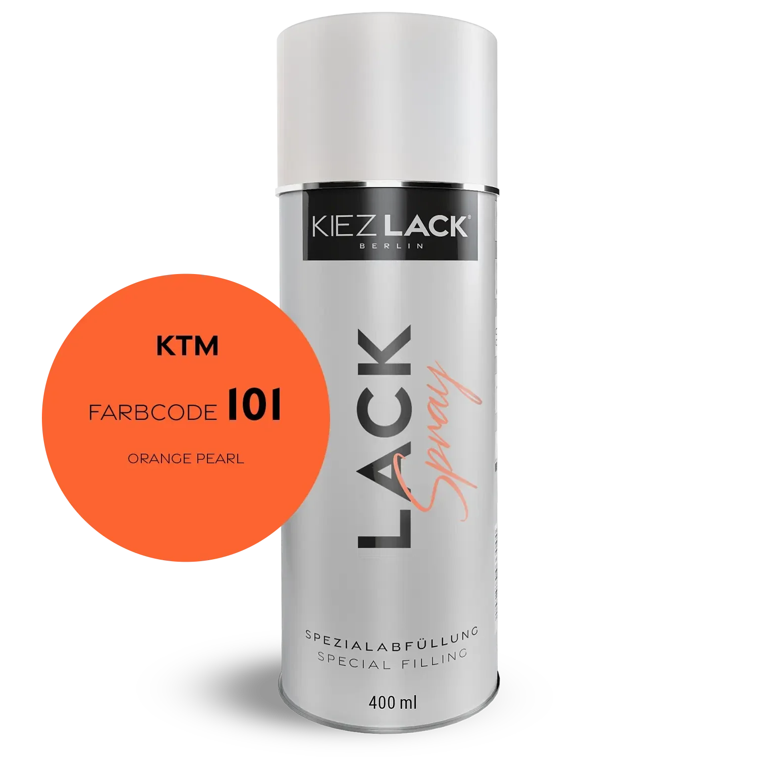 Kiezlack 1K Motorradlack Spraydose KTM 101 ORANGE PEARL