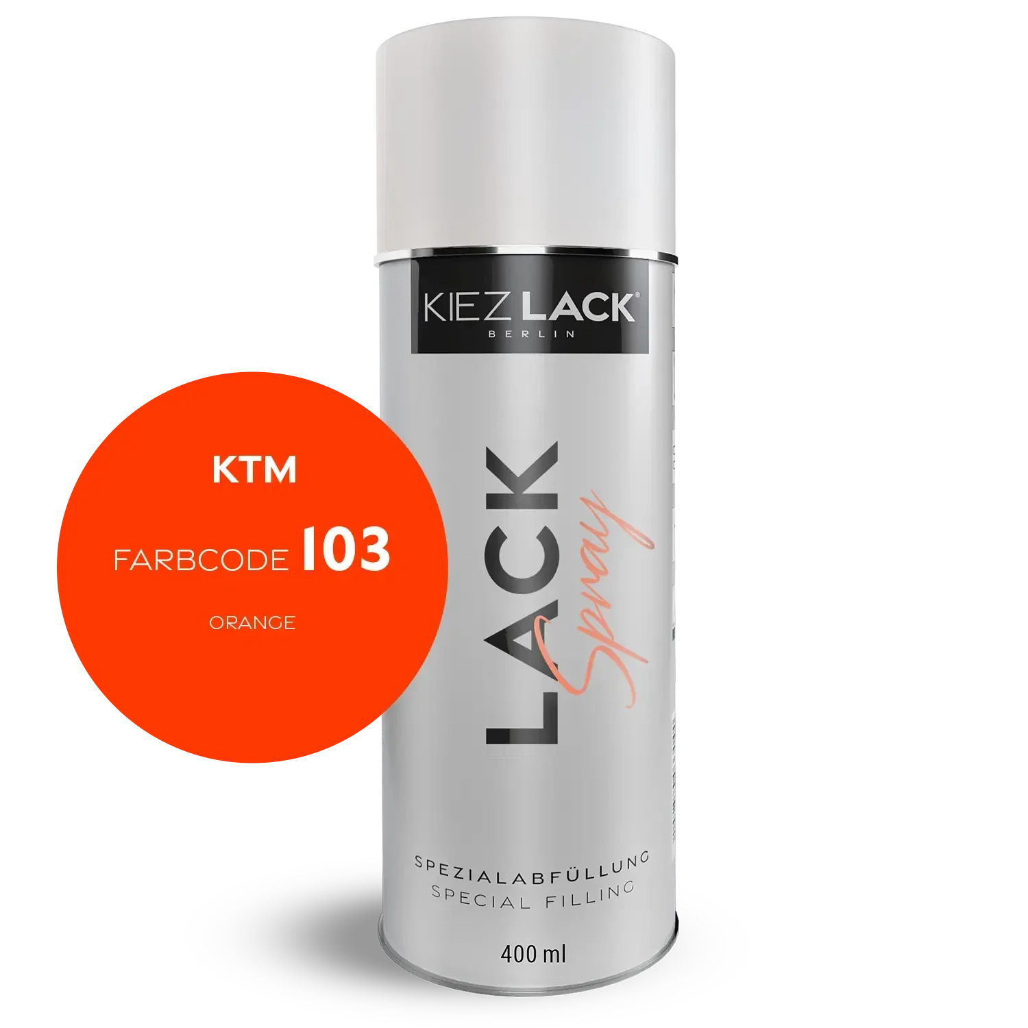 Kiezlack 1K Motorradlack Spraydose KTM 103 ORANGE