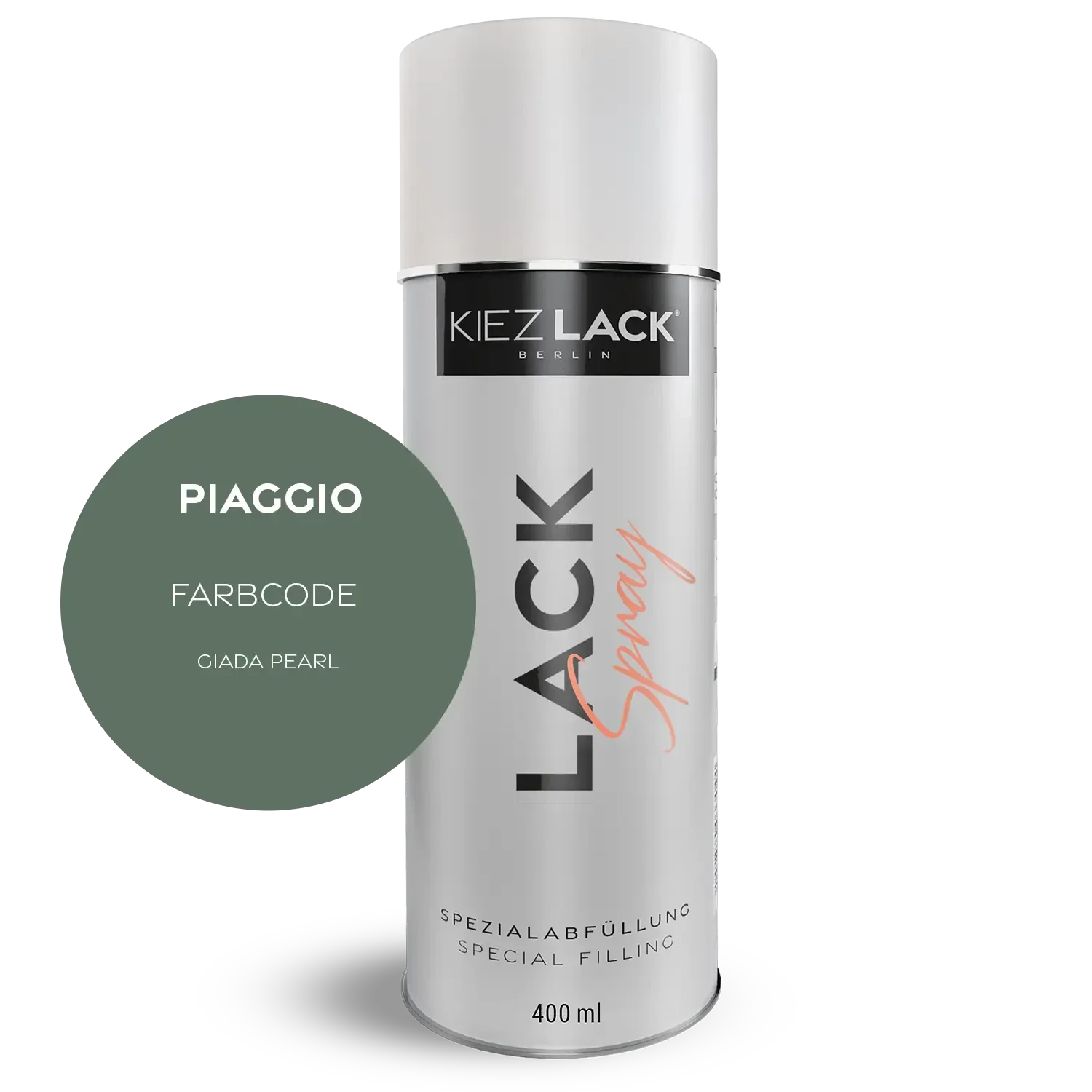 Kiezlack 1K Motorradlack Spraydose Piaggio 386 GIADA PEARL