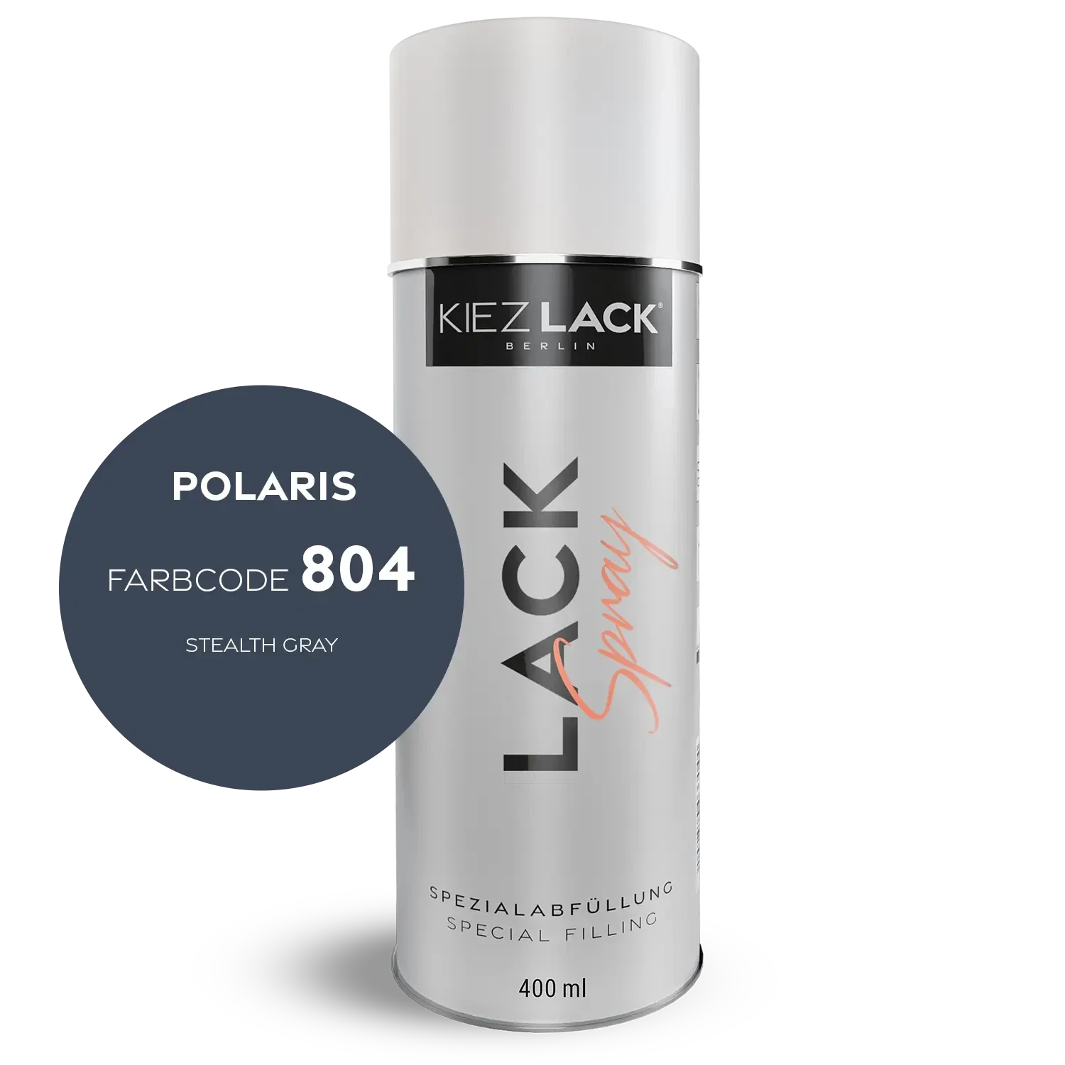 Kiezlack 1K Motorradlack Spraydose Polaris 804 STEALTH GRAY