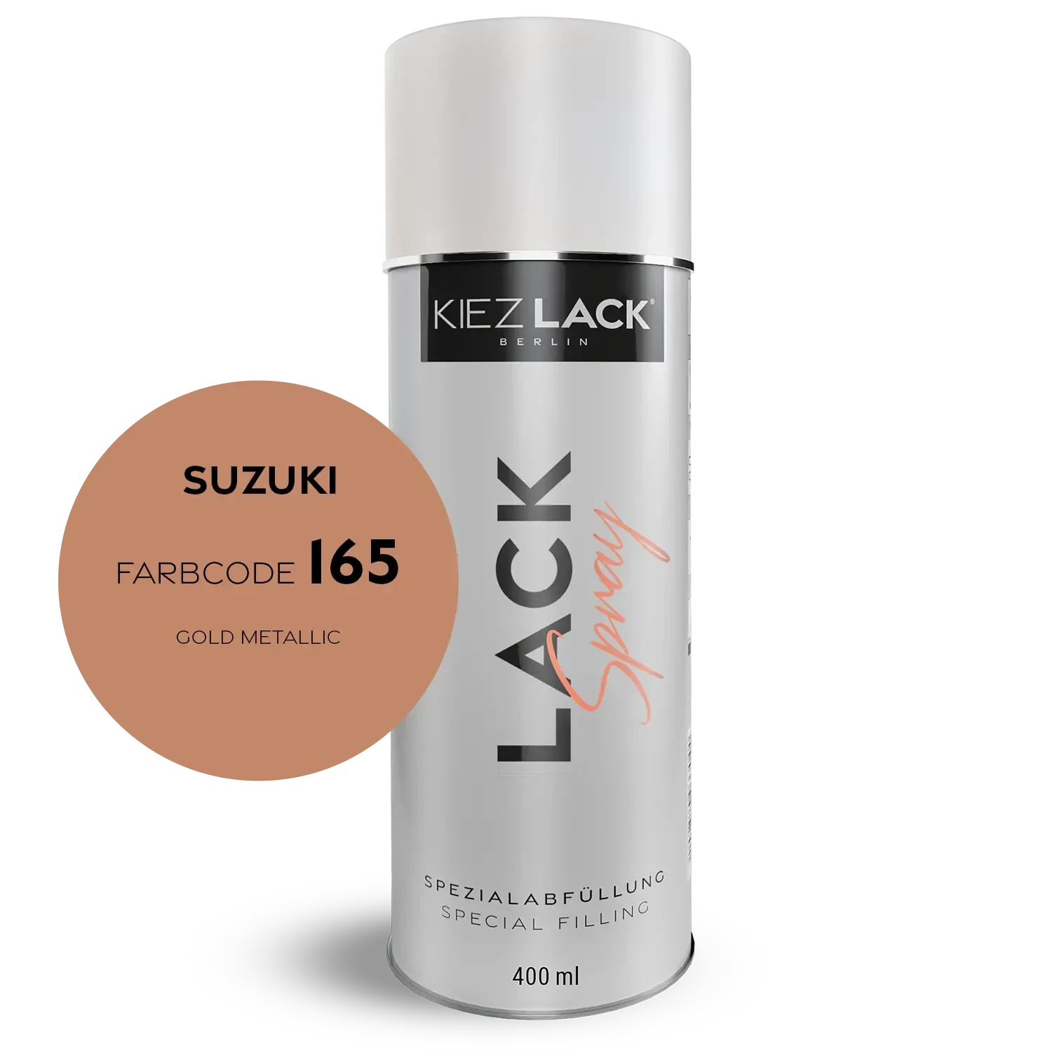 Kiezlack 1K Motorradlack Spraydose Suzuki 165 GOLD METALLIC