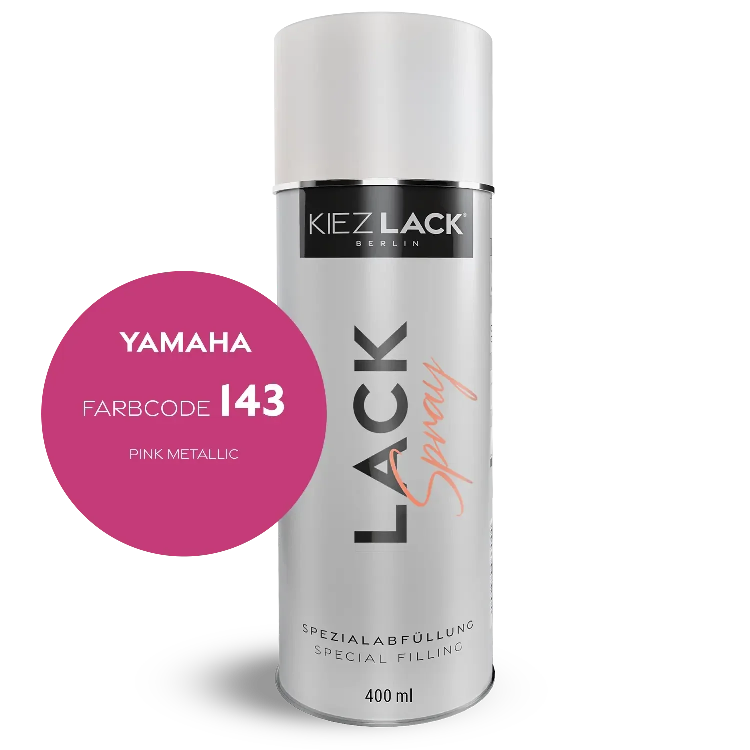 Kiezlack 1K Motorradlack Spraydose Yamaha 143 PINK METALLIC