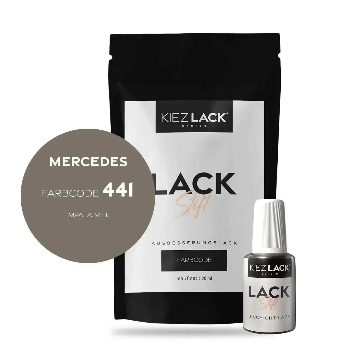 Kiezlack Lackstift Autolack Lackstift MERCEDES 441 IMPALA MET.