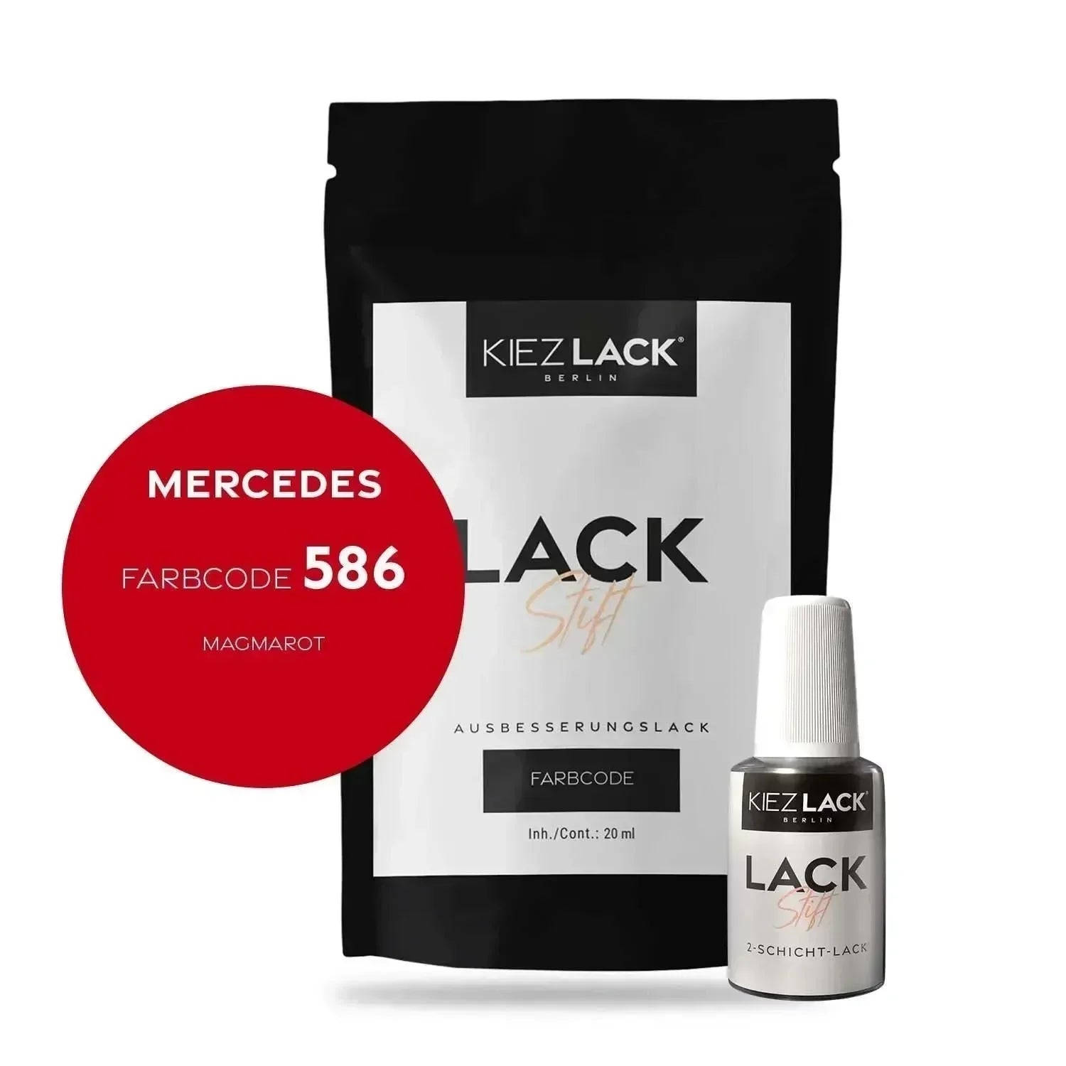 Kiezlack Lackstift Autolack Lackstift MERCEDES 586 MAGMAROT