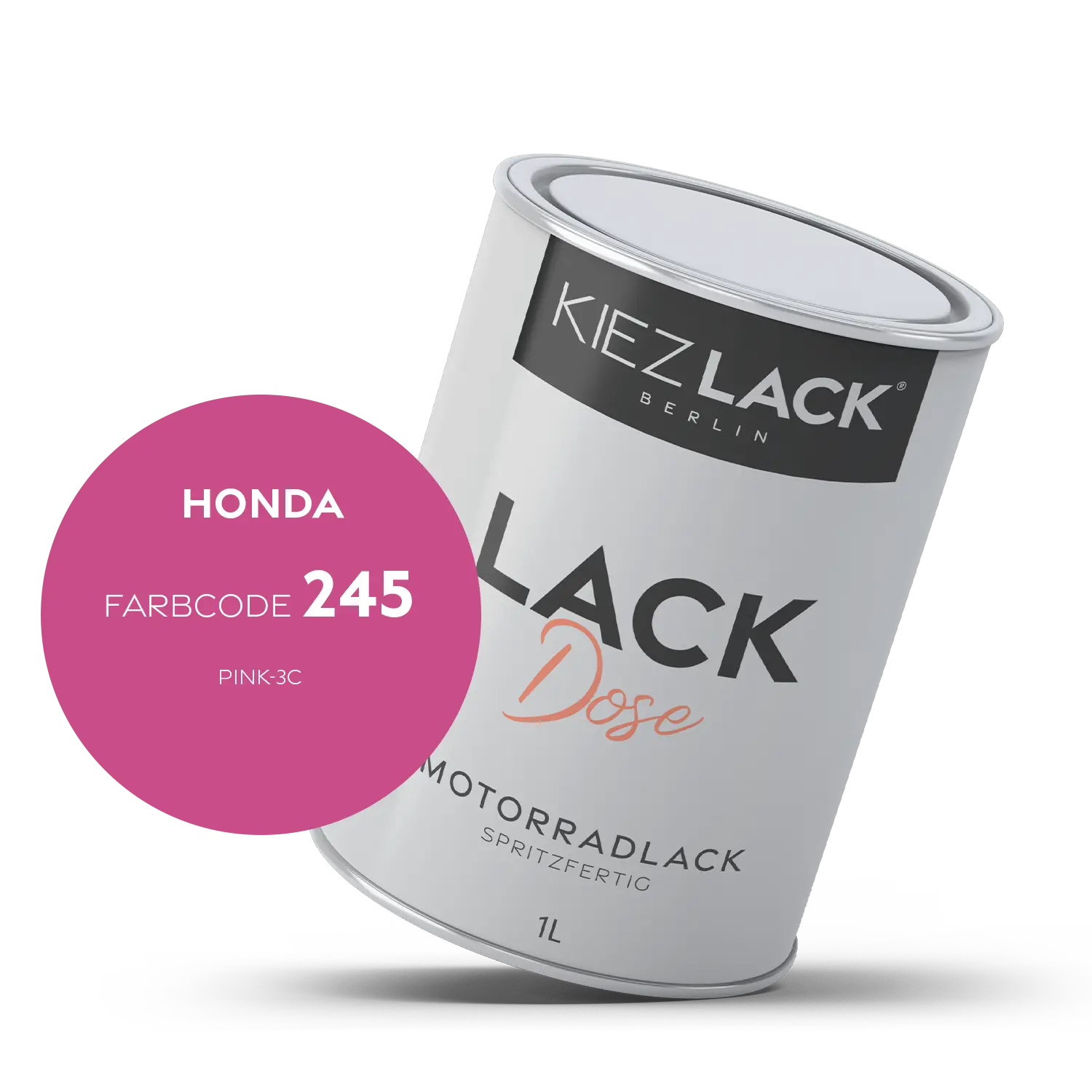 Kiezlack 1K Motorradlack Basislack Lackdose Honda 245 PINK-3C