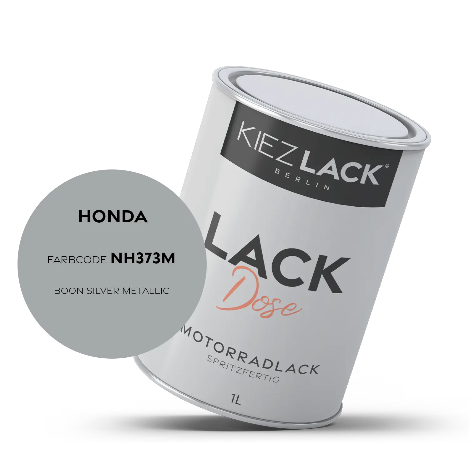 Kiezlack 1K Motorradlack Basislack Lackdose Honda NH373M BOON SILVER METALLIC
