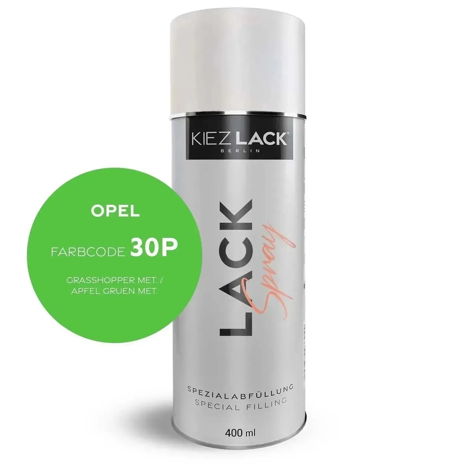 Kiezlack Lackspray Autolack Spraydose OPEL 30P GRASSHOPPER MET.
