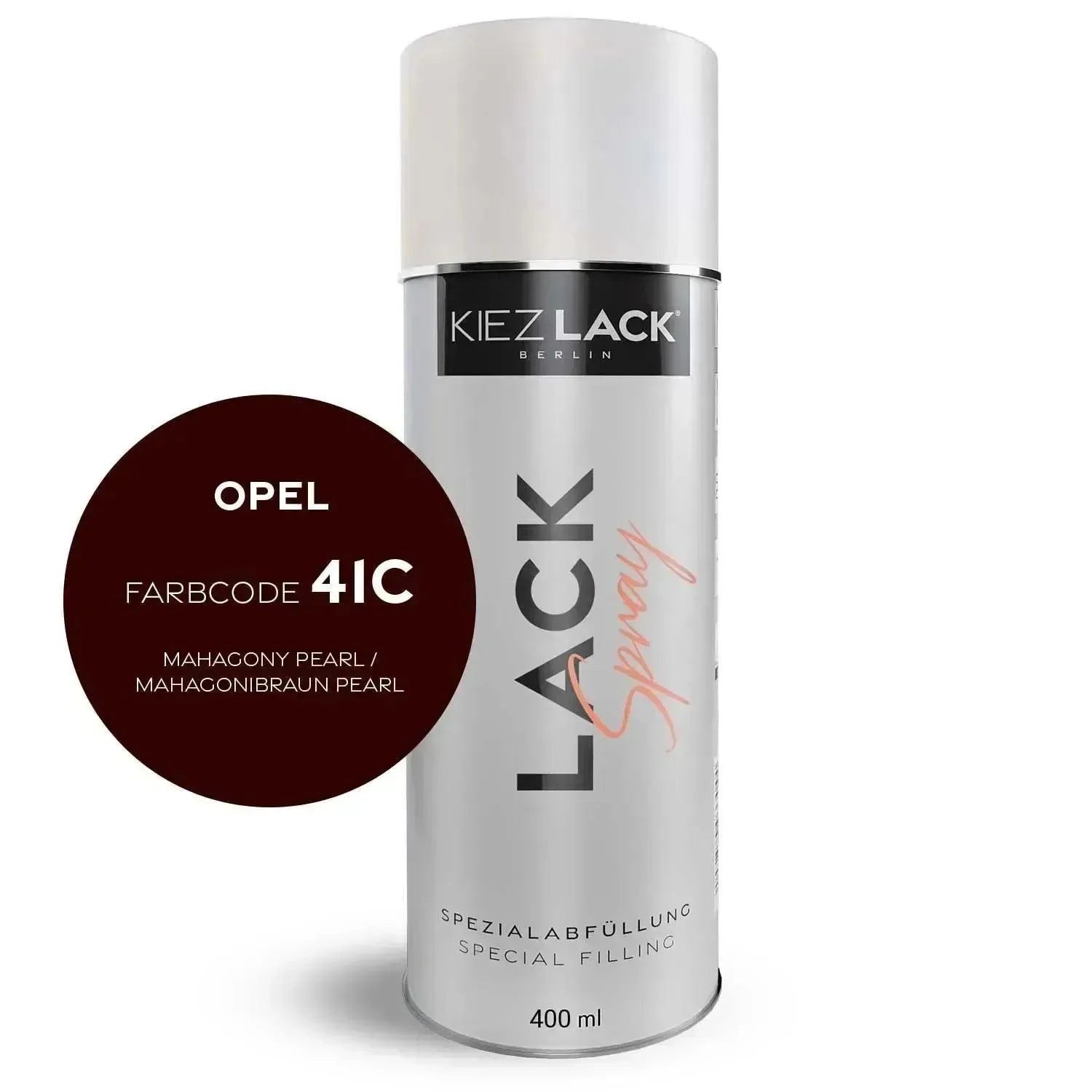 Kiezlack Lackspray Autolack Spraydose OPEL 41c MAHAGONY PEARL