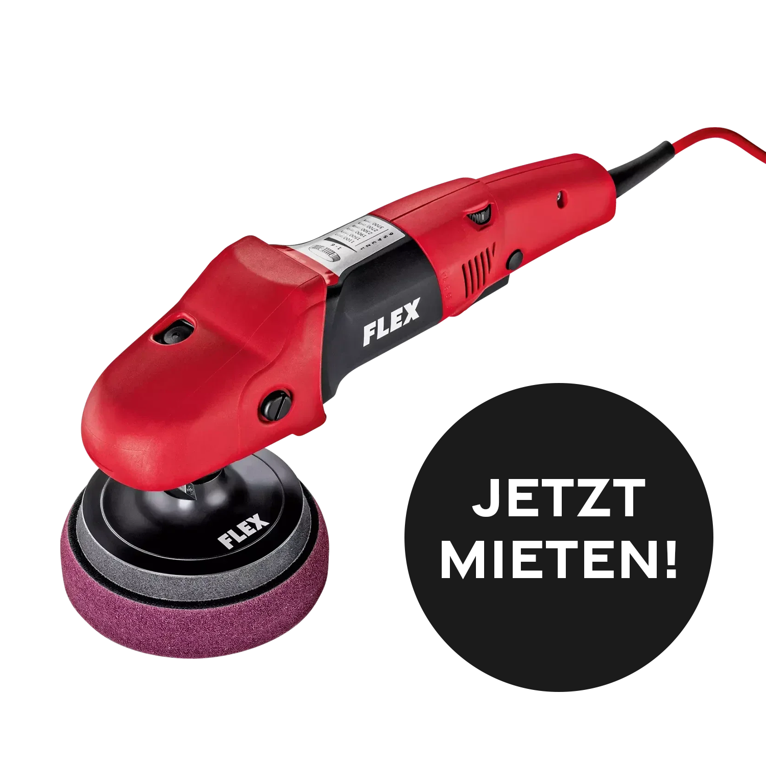 Kiezlack MIETGERÄT Flex PE 14-3 125 – Rotationspolierer